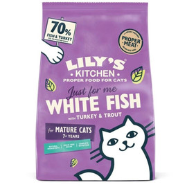 Lilys Kitchen White Fish & Turkey Mature Dry Food - 800g