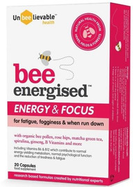 UnBEElievable Health Bee Energised Energy & Focus Supplement - 20 Capsules