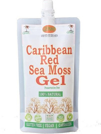 Genni Red Sea Moss Gel Eco Pouches (Irish Moss Gel Carrageen) - 250ml