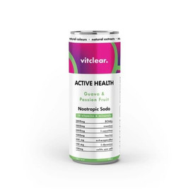 Vitclear Active Health Nootropic Soda - 330ml