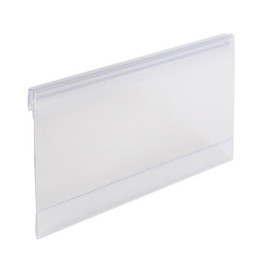 Retail Support 6inch x 3inch Shelf Talker with Hinge for Scanning Rail - 1 Unit