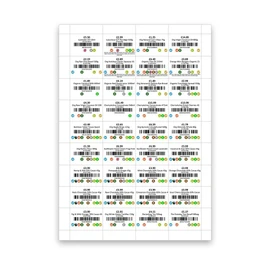 Emporio UK Shelf Edge Rip Card Small - 1 set
