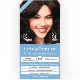 Tints of Nature 4N Natural Medium Brown - 130ml