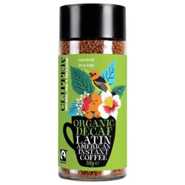 Clipper Fairtrade Organic Latin American Decaf Instant Coffee - 100g