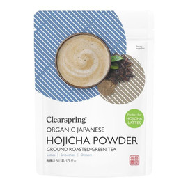 Clearspring Organic Japanese Hojicha Powder Ground Roasted Green Tea - 40g