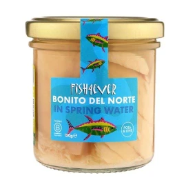 Fish4Ever Bonito del Norte White Tuna Steaks in Spring Water - 150g