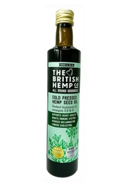 British Hemp Co Cold-Pressed Hemp Seed Oil - 500ml