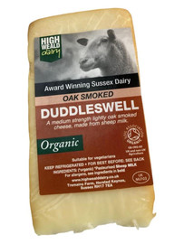 High Weald Organic Smoked Duddleswell Sheep Cheese - 125g
