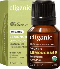 Cliganic Organic Lemongrass Oil - 10ml
