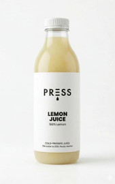 PRESS Healthfoods Cold-Pressed Lemon Juice - 1L