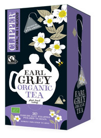 Clipper Tea Organic Earl Grey - 20 Pyramid Tea Bags