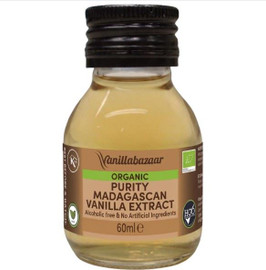 Vanilla Bazaar Organic Purity Madagascan Alcohol Free Vanilla Extract - 60ml
