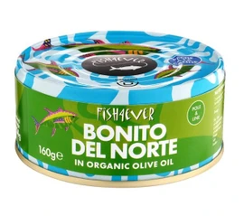 Fish4Ever Bonito del Norte White Tuna in Organic Olive Oil - 160g
