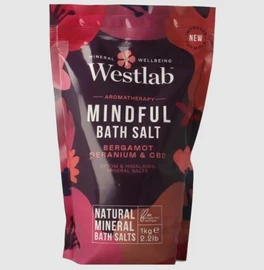 Westlab Mindful Bath Salts with Frankincense & CBD Oil - 1000g