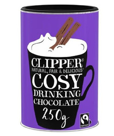 Clipper Fairtrade Super Cosy Drinking Chocolate - 250g