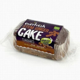 Everfresh Natural Foods Organic Sprouted Stem Ginger Cake - 350g