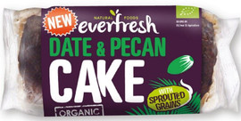 Everfresh Natural Foods Organic Sprouted Date & Pecan Cake - 350g