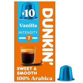 Dunkin Nespresso Compatible Capsules Vanilla - 10 Capsules