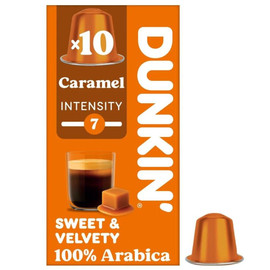 Dunkin Nespresso Compatible Capsules Caramel - 10 Capsules