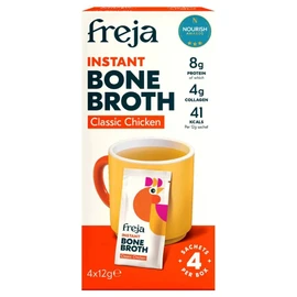 Freja Instant Bone Broth Chicken - Box of 4 x 12g Sachets