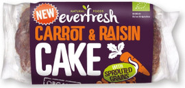 Organic Sprouted Carrot Cake with Raisins - 350g