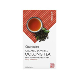 Clearspring Organic Japanese Oolong Tea Semi-Fermented Blue - 20 Bags