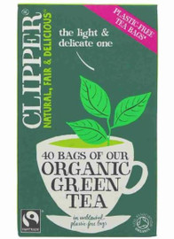 Clipper Fairtrade & Organic Green Tea - 40 Bags