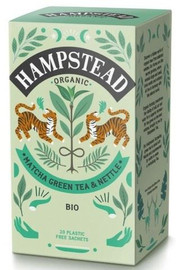 Hampstead Tea Organic Matcha Green Tea with Nettle - 20 Bags