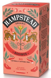 Hampstead Tea Organic Rooibos Naturally Caffeine Free Tea - 20 Tea Bags