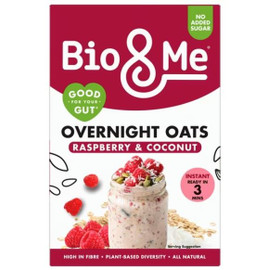 Bio&Me Raspberry & Coconut Overnight Oats - 350g