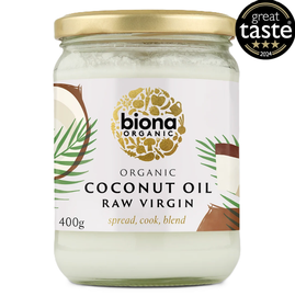 Biona Organic Virgin Coconut Oil Raw - 400g