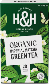 Heath And Heather Organic mperial Matcha Green Tea - 20 Bags
