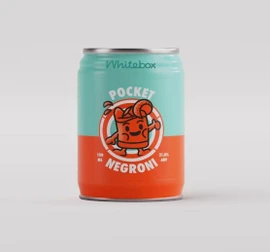 Whitebox Cocktails Pocket Negroni Canned Cocktail 21.8% ABV - 100ml