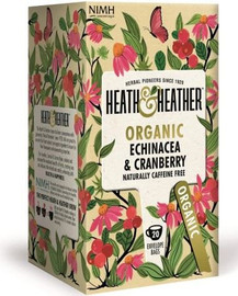 Heath And Heather Organic Echinacea & Cranberry - 20 Bags