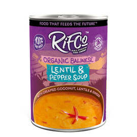 The Really Interesting Food Co Organic Balinese Lentil & Pepper Soup - 400g