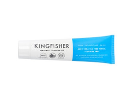 Kingfisher Toothpaste - Aloe Vera Tea Tree Fennel (Fluoride Free) - 100ml Kingfisher Toothpaste - Aloe Vera Tea Tree Fennel (Fluoride Free) - 100ml