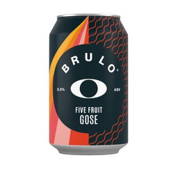 BRULO Five Fruit Gose Alcohol Free Beer 0.5% ABV - 330ml
