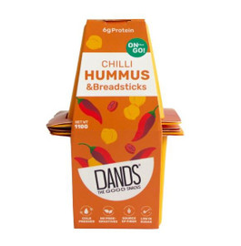 DANDS Fresh Chilli Hummus & Sticks Snack - 110g
