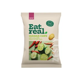 Eat Real Hummus Chips Chilli Lime and Sea Salt - 110g