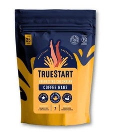 Truestart Coffee Smooth Colombian Coffee Bags - 25 Bags