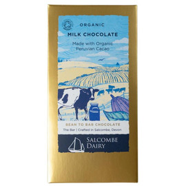 Salcombe Dairy Organic Milk Chocolate Peruvian Bar - 75g