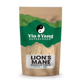 Yin and Yang Superfoods Organic Lions Mane Powder - 100g