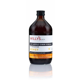 Willy's Organic Apple Cider Vinegar with Honey - 500ml