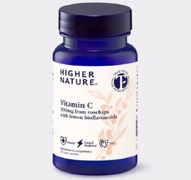 Higher Nature True Food Vitamin C 300mg - 30 Capsules