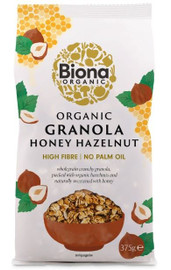 Biona Organic Honey Hazelnut Crunchy Granola No Added Sugar - 375g