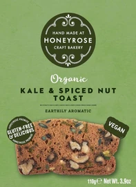 Honeyrose Organic Gluten Free Vegan Kale & Spiced Nut Toast - 110g