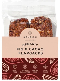 Nourish Grow Cook Enjoy Org Fig & Cacao Flapjacks - Set of 2