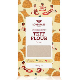 Lovegrass Ethiopia Wholegrain Brown Teff Flour - 500g