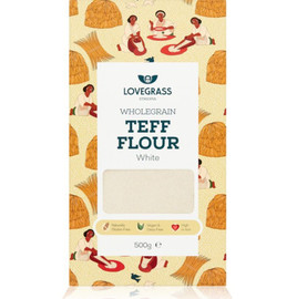 Lovegrass Ethiopia Wholegrain White Teff Flour - 500g