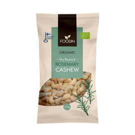 Foodin Organic Dry Roasted Rosemary Cashews - 120g